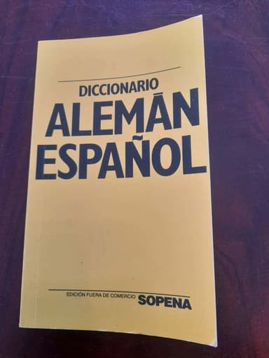 Diccionario Aleman Español