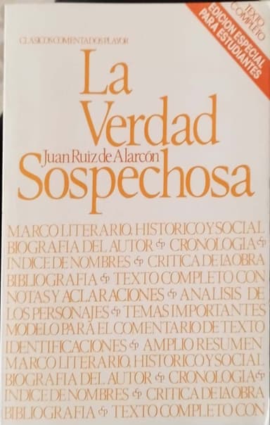 Comedia famosa de La verdad sospechosa