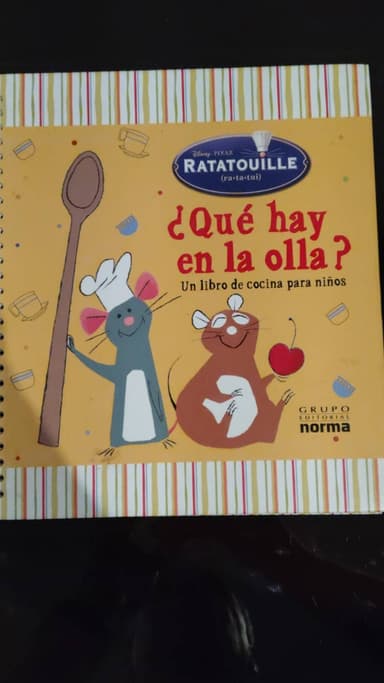 Que hay en la olla? Un libro de cocina para niños