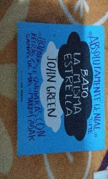 Bajo la misma estrella  The Fault in Our Stars