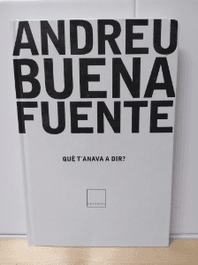 Què tanava a dir?