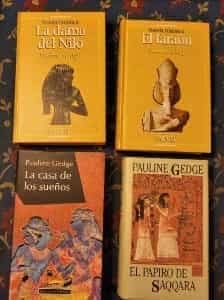 La dama del Nilo; El faraón; La casa de los sueños; El papiro de Saqqara
