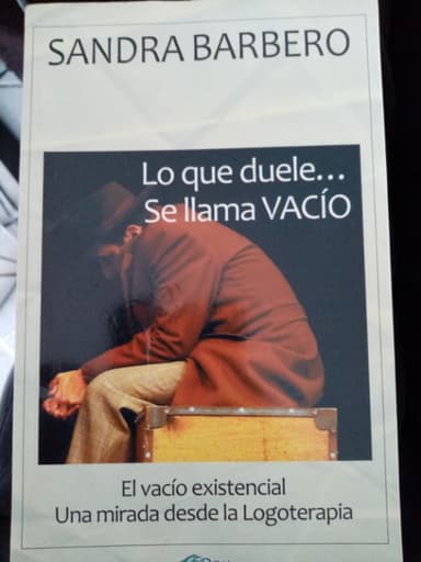 Lo que duele... Se llama vacío 