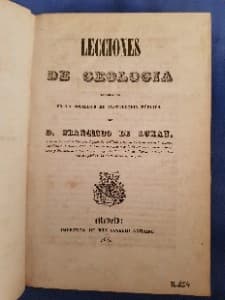 Lecciones de geología aplicadas en la sociedad de instrucción pública (1841)