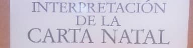 MANUAL DE INTERPRETACIÓN DE LA CARTA NATAL