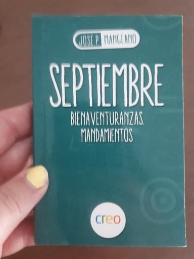 Septiembre Bienaventuranzas y mandamientos 