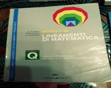 Moduli di lineamenti di matematica. Modulo Q.Analisi infinitesimale. 