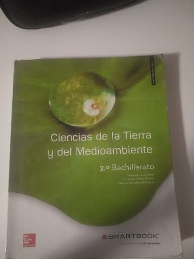 ciencias de la tierra y del medio ambiente 2o de bachillerato