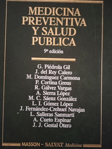 Medicina preventiva y salud pública