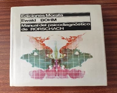 Manual del psicodiagnostico de Rorschach