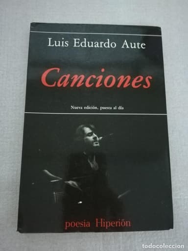 LUIS EDUARDO AUTE CANCIONES - NUEVA EDICION PUESTA AL DIA - POESIA HIPERION