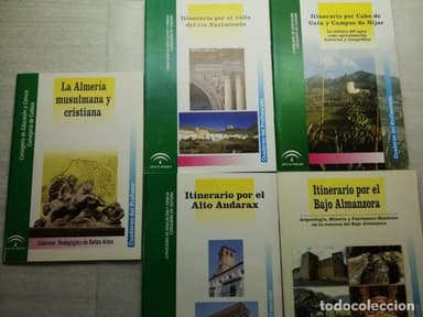 ITIRENARIOS ALTO ANDARAX, NACIMIENTO, CABO DE GATA Y NIJAR, BAJO ALMANZORA, MUSULMANA Y CRISTIANA.