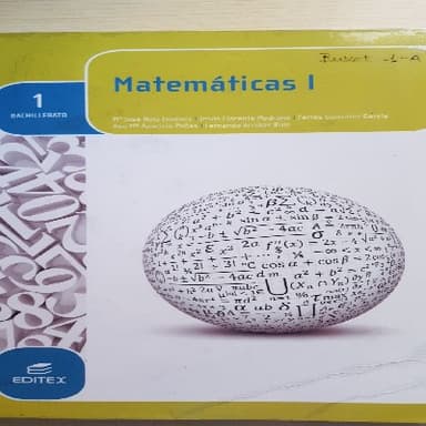 matemáticas 1 de bachillerato 