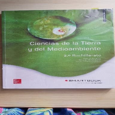 ciencias de la tierra y del medio ambiente 2o de bachillerato