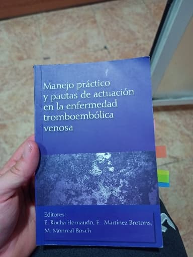 Manejo práctico y pautas de actuación en la enfermedad tromboembolica venosa