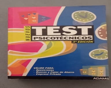 Nuevos test psicotécnicos