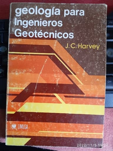 Geología para ingenieros geotécnicos