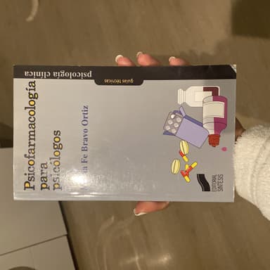 Psicofarmacología para psicólogos