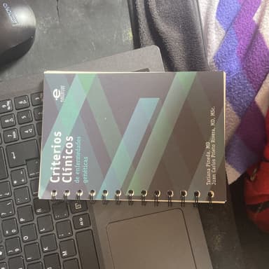Criterios clínicos de enfermedades genéticas