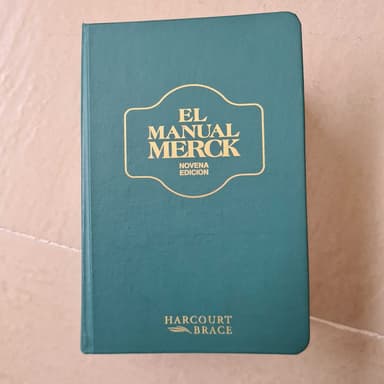 El Manual Merck De Diagnostico Y TerapeuticaSpanish