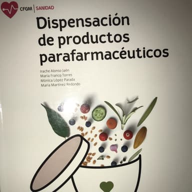 Dispensación de productos parafarmacéuticos