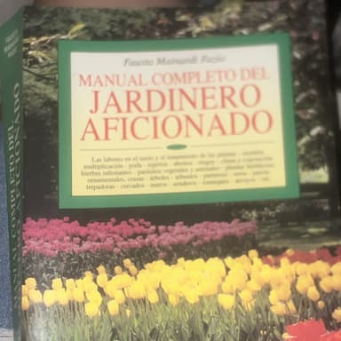 Manual Completo del Jardinero Aficionado