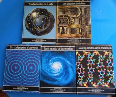 Lote de libros científicos