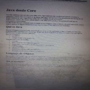 java desde cero
