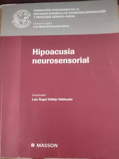 Hipoacusia Neurosensorial 