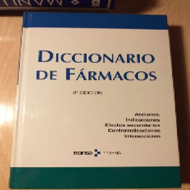Diccionario de fármacos - 8. ed.