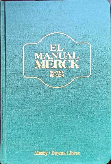 El Manual Merck De Diagnostico Y TerapeuticaSpanish