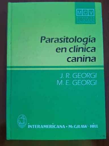 Parasitologia en clinica canina Veterinaria