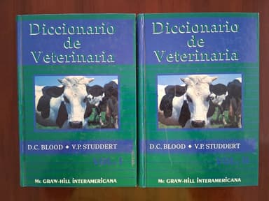 Diccionario de Veterinaria - 2 Tomos