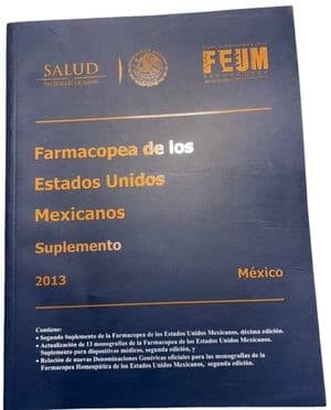 Farmacopea de los Estados Unidos Mexicanos Suplemento 2013