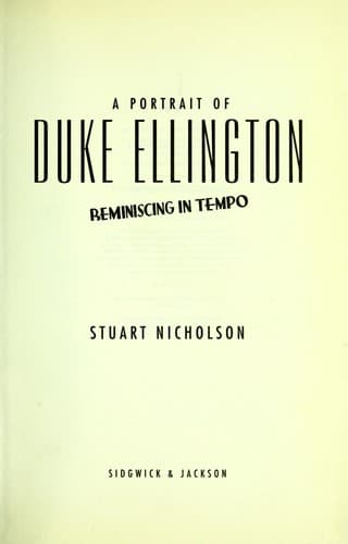 A portrait of Duke Ellington
