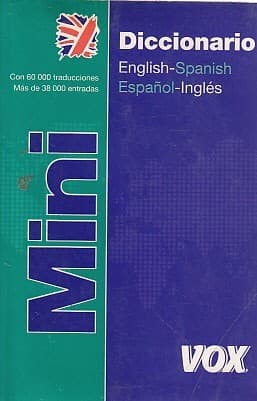 Mini diccionario ingles-español