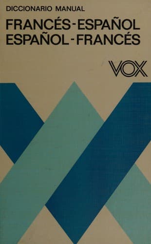 Vox diccionario manual francés-españolespañol-francés