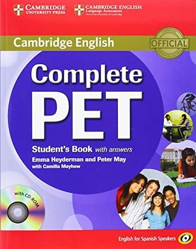 Complete PET for Spanish Speakers Students Book with Answers with CD-ROM