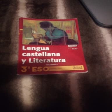 Lengua castellana y literatura 3°ESO