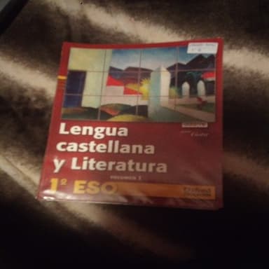 Lengua castellana y literatura 1 ° ESO