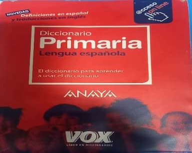 Diccionario lengua espaola  Spanish Language Dictionary