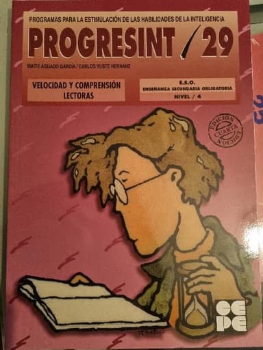 Progresint 29 - Programas Para La Estimulacion