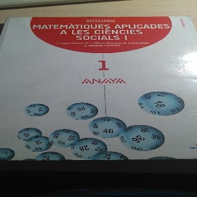 Libro Matemáticas 1 Bat