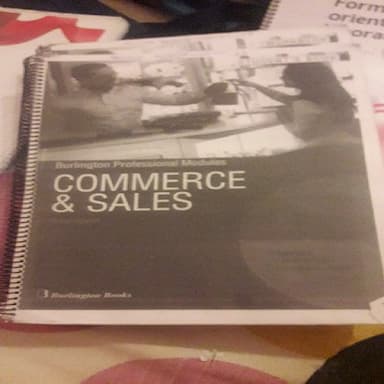 Commerce & Sales Students Book