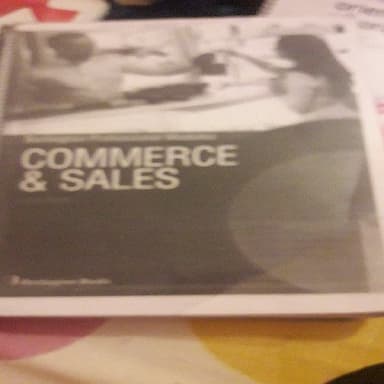 commerce y sales workbook