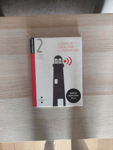 Llengua catalana i literatura. 2 Batxillerat. Edició revisada