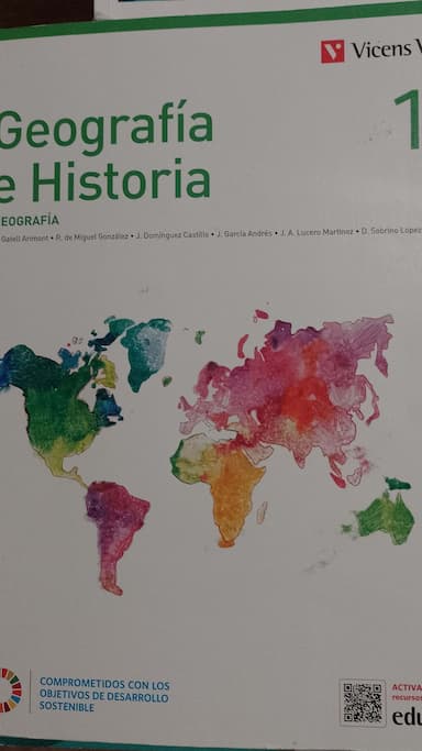 Geografía e historia, 1 ESO,   1.1 - 1.2