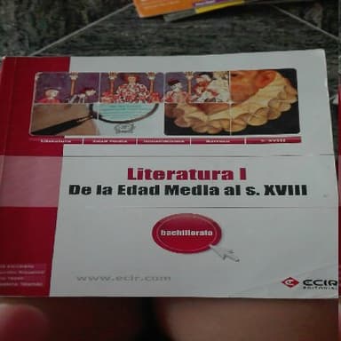 Literatura I De la Edad Media am S. XVIII