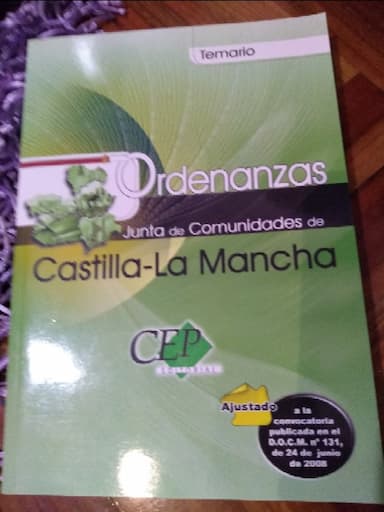 Ordenanzas Junta de comunidades de Castilla-La Mancha