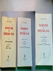 Elementos de derecho civil II Derecho de obligaciones 3 vol.